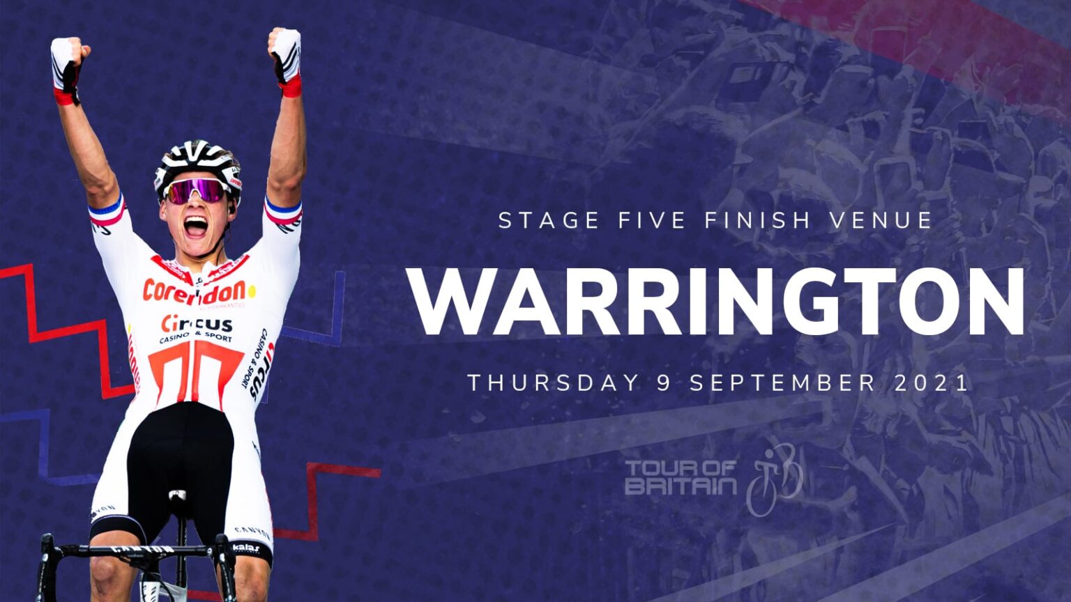 Warrington to Host 2021 Tour of Britain Stage Finish