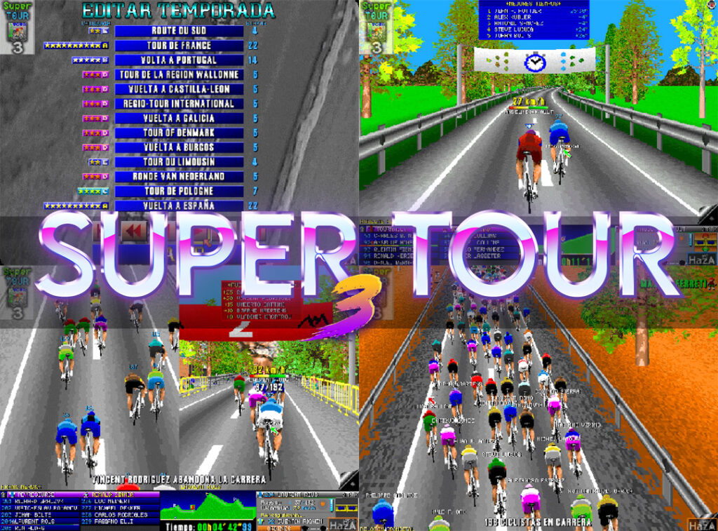 Retro Cycling Videogame Review: Super Tour 3 (PC)