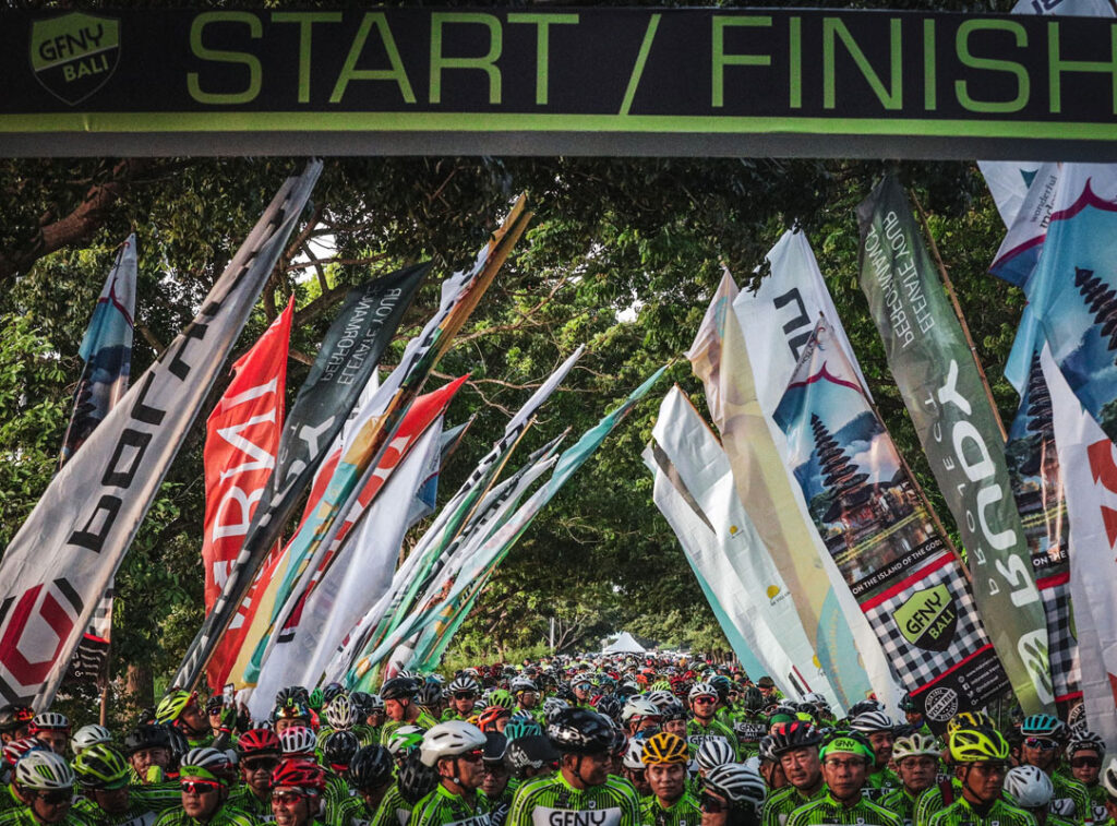 A Record 1,500 Participants Race Up Volcanoes in GFNY Bali