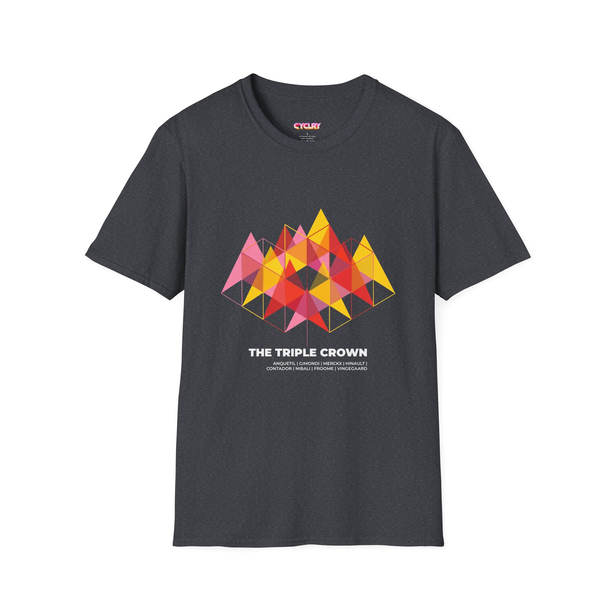 The Grand Tour Trilogy Tee — Limited Edition Geometric Peaks 'Triple Crown' - Image 6