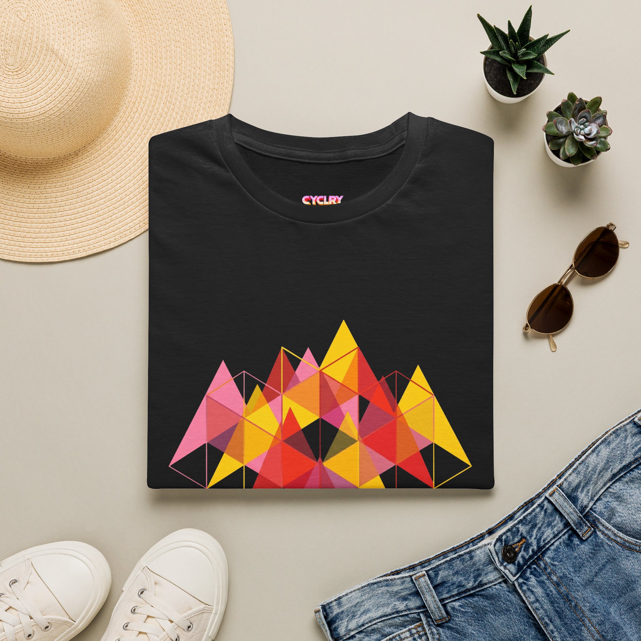 The Grand Tour Trilogy Tee — Limited Edition Geometric Peaks 'Triple Crown' - Image 4